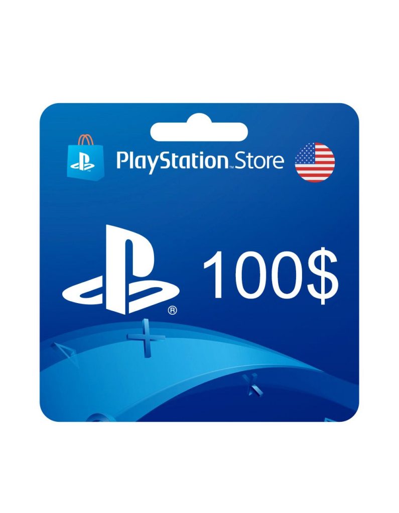 گیفت کارت پلی استیشن ۱۰۰ دلاری