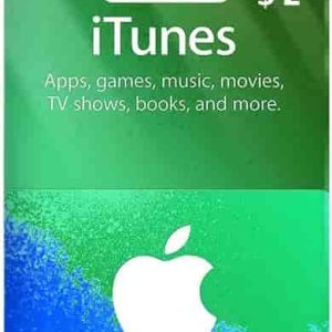 گیفت کارت ۲ دلاری آیتونز