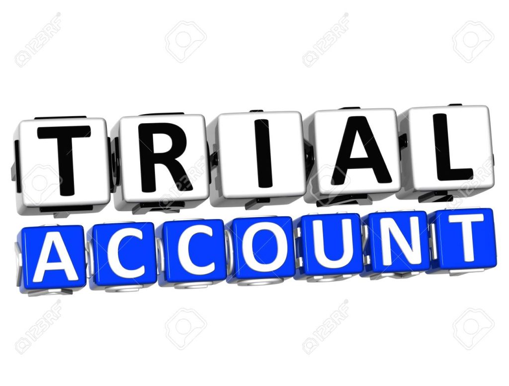 اکانت Trial سایت های مختلف