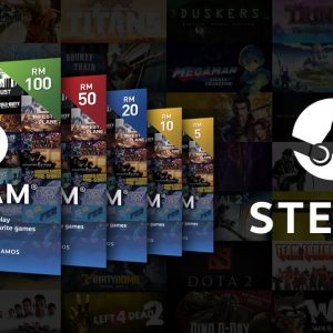 گیفت کارت استیم 50 دلاری