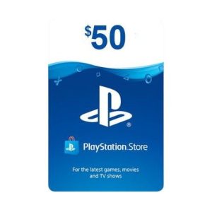 گیفت کارت پلی استیشن ۵۰ دلاری