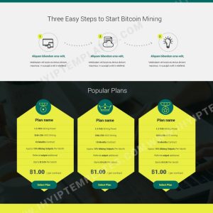 قالب HTML بیت کوین ماینینگ MT15