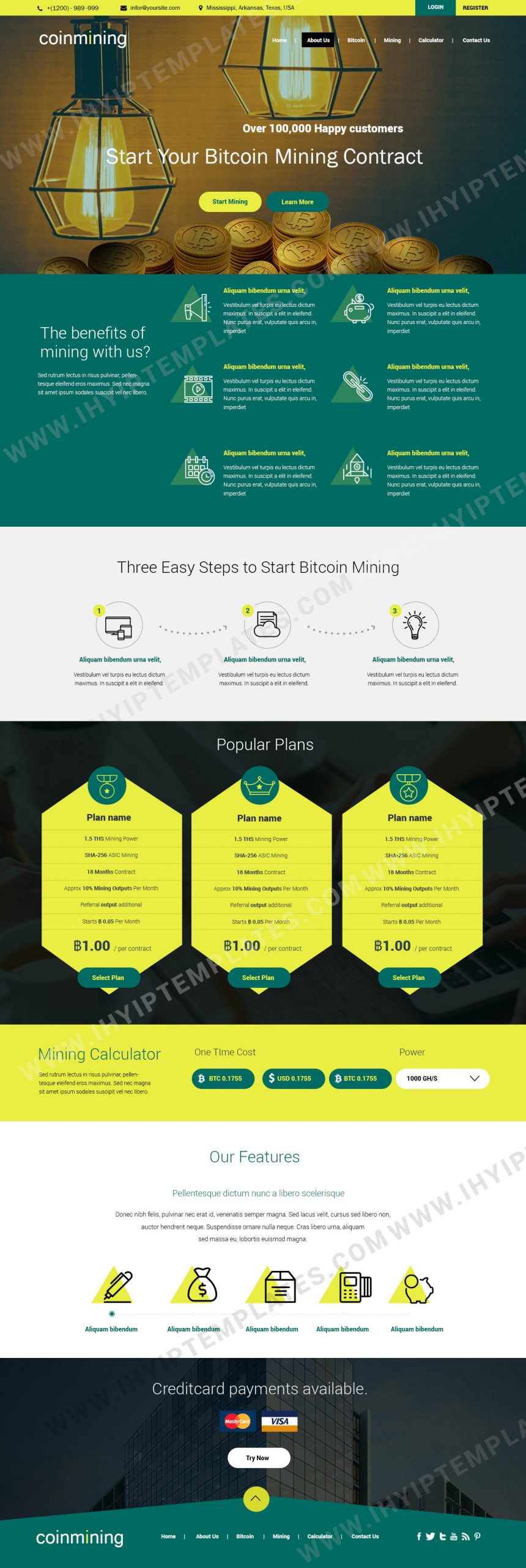 قالب HTML بیت کوین ماینینگ MT15 - Image 2